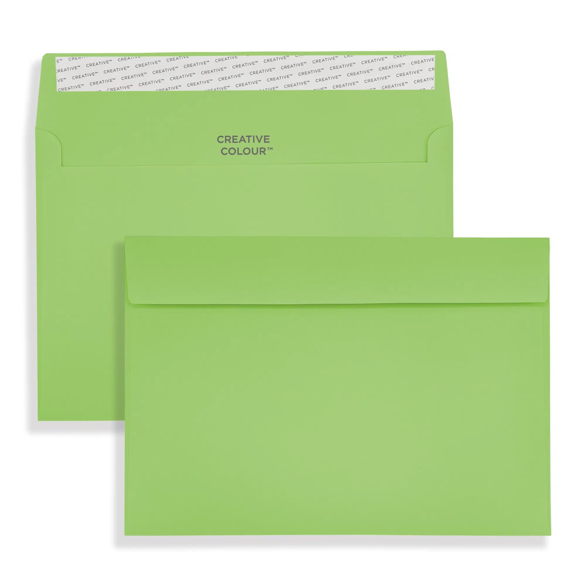 C6 Lime Green Peel & Seal Wallet Envelopes (120gsm) 1 Lime Green Peel and Seal Wallet Envelopes 120gsm