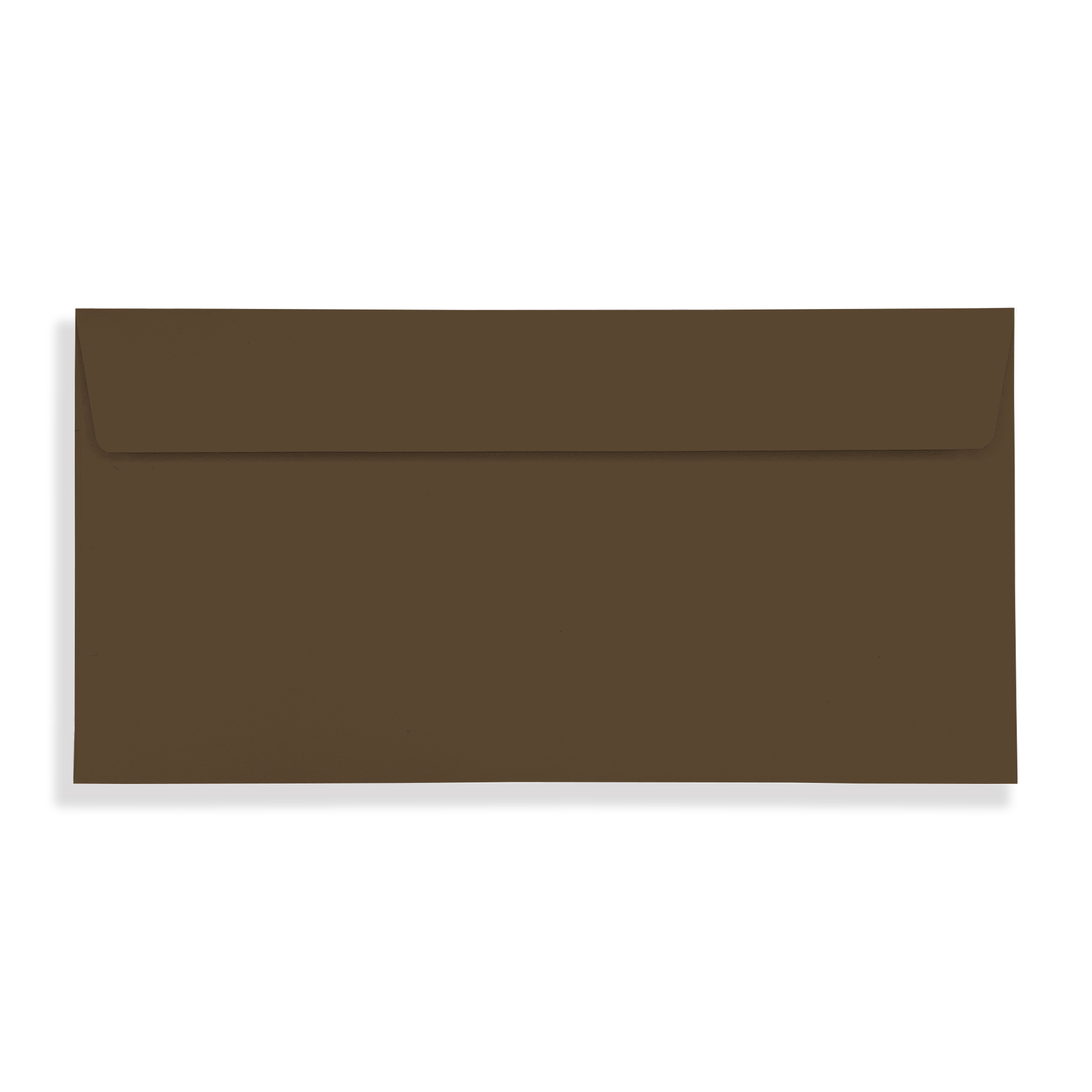 DL+ Milk Chocolate Peel & Seal Wallet Envelopes (120gsm) 3 Milk Chocolate DL Peel and Seal Wallet Envelopes 120gsm Flap Closed