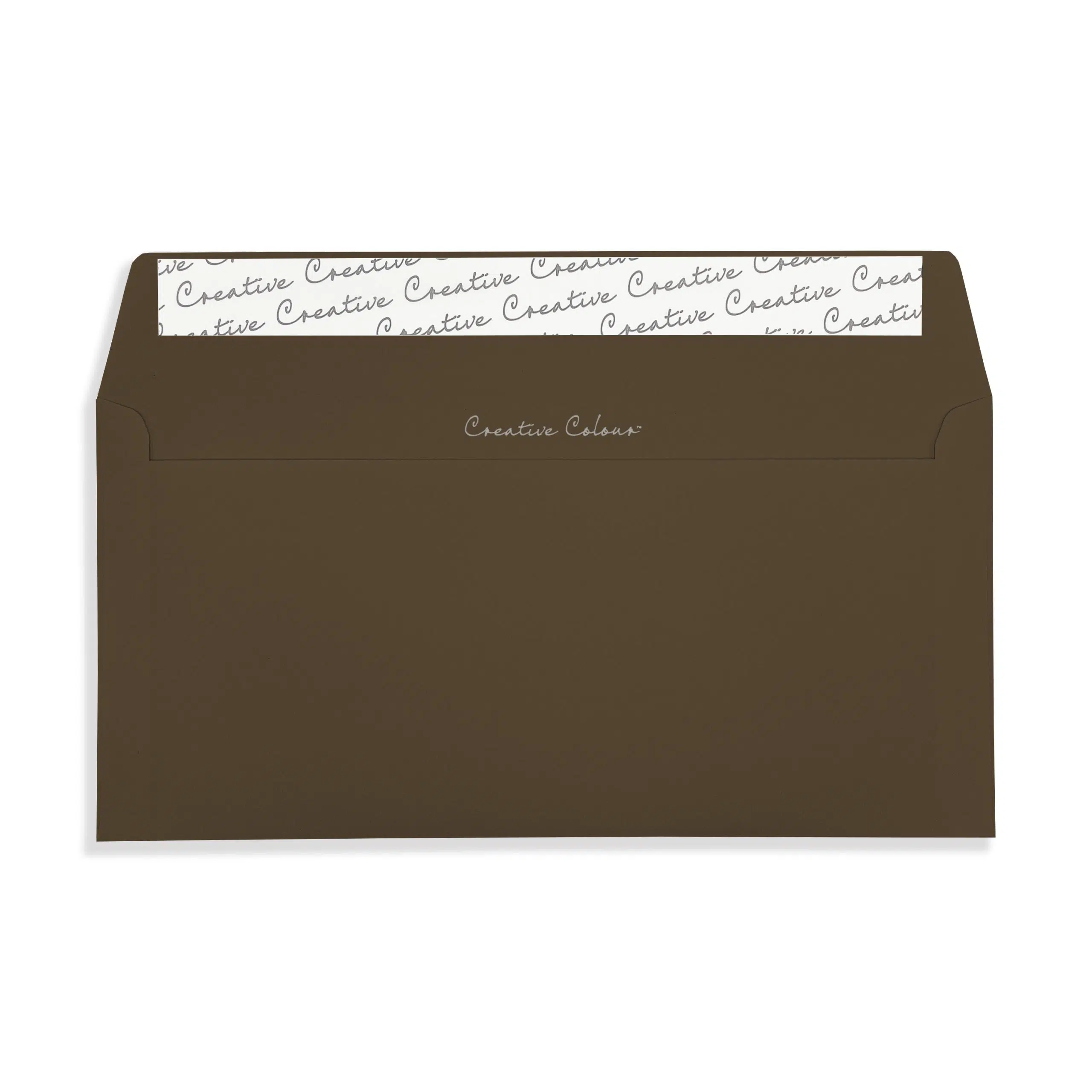 DL+ Milk Chocolate Peel & Seal Wallet Envelopes (120gsm) 2 Milk Chocolate DL Peel and Seal Wallet Envelopes 120gsm Flap Open