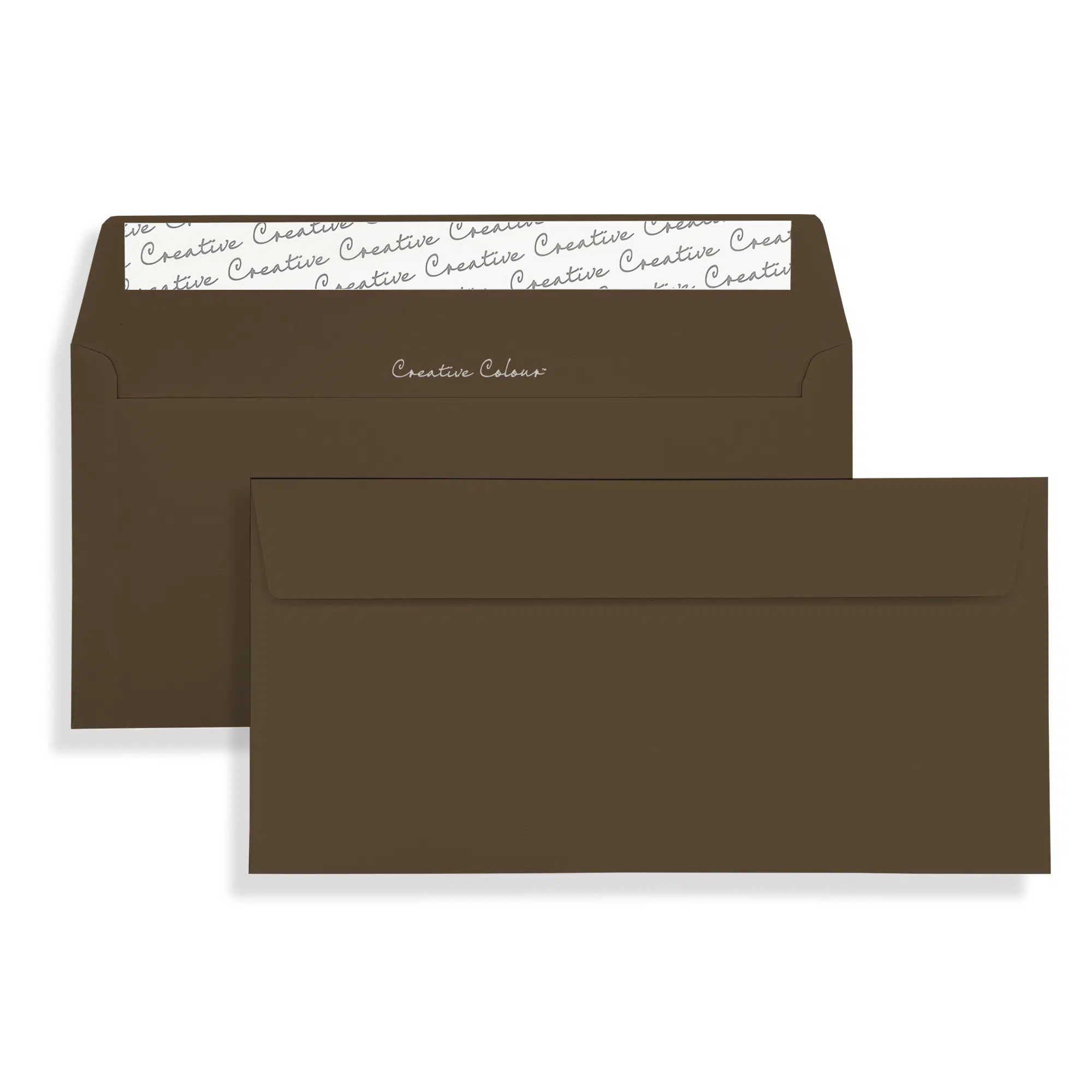 DL+ Milk Chocolate Peel & Seal Wallet Envelopes (120gsm) 1 Milk Chocolate DL Peel and Seal Wallet Envelopes 120gsm