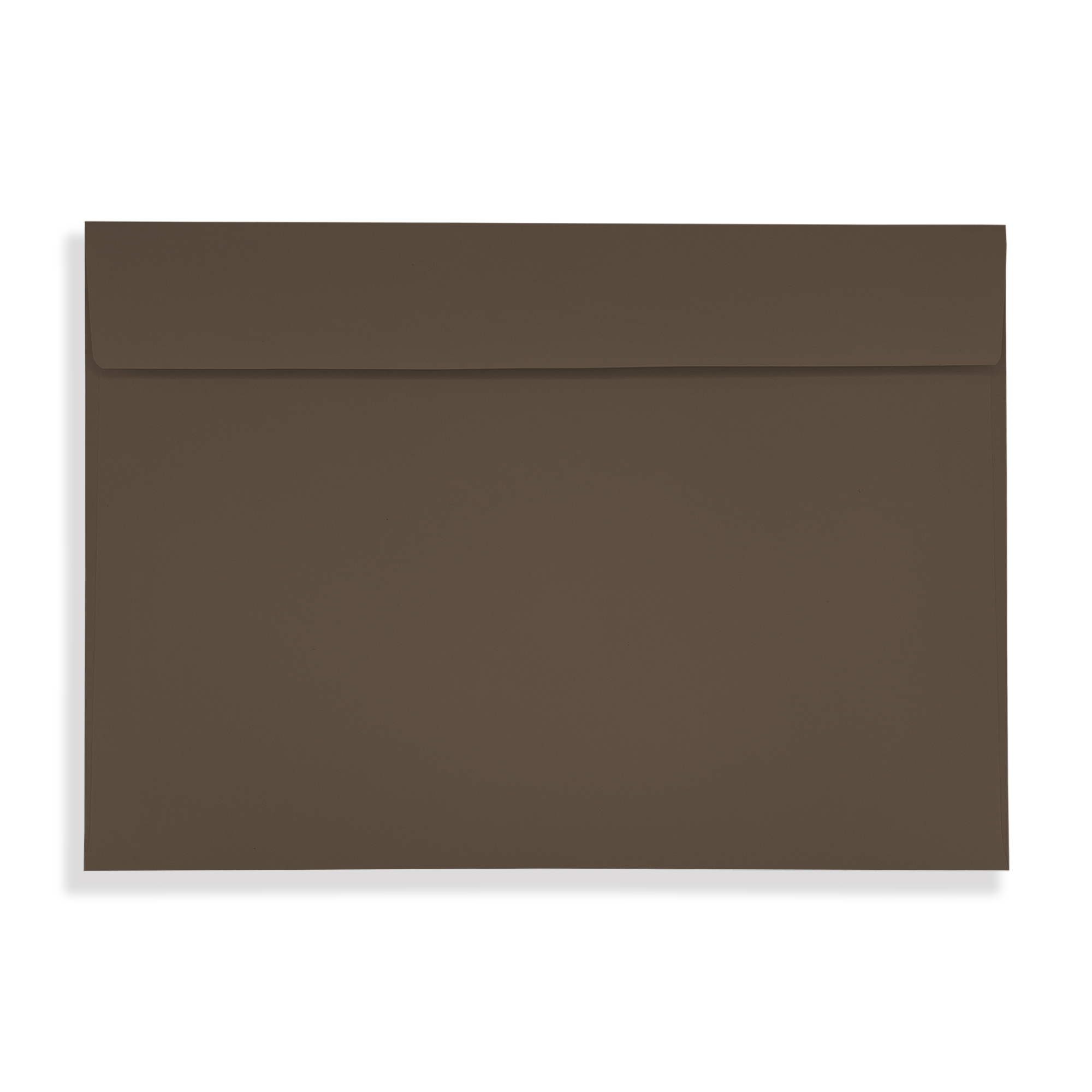 Milk Chocolate Peel and Seal Wallet Envelopes 120gsm Flap Closed