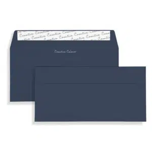 DL+ Oxford Blue Peel & Seal Wallet Envelopes (120gsm) 4 DL+ Oxford Blue Peel & Seal Wallet Envelopes