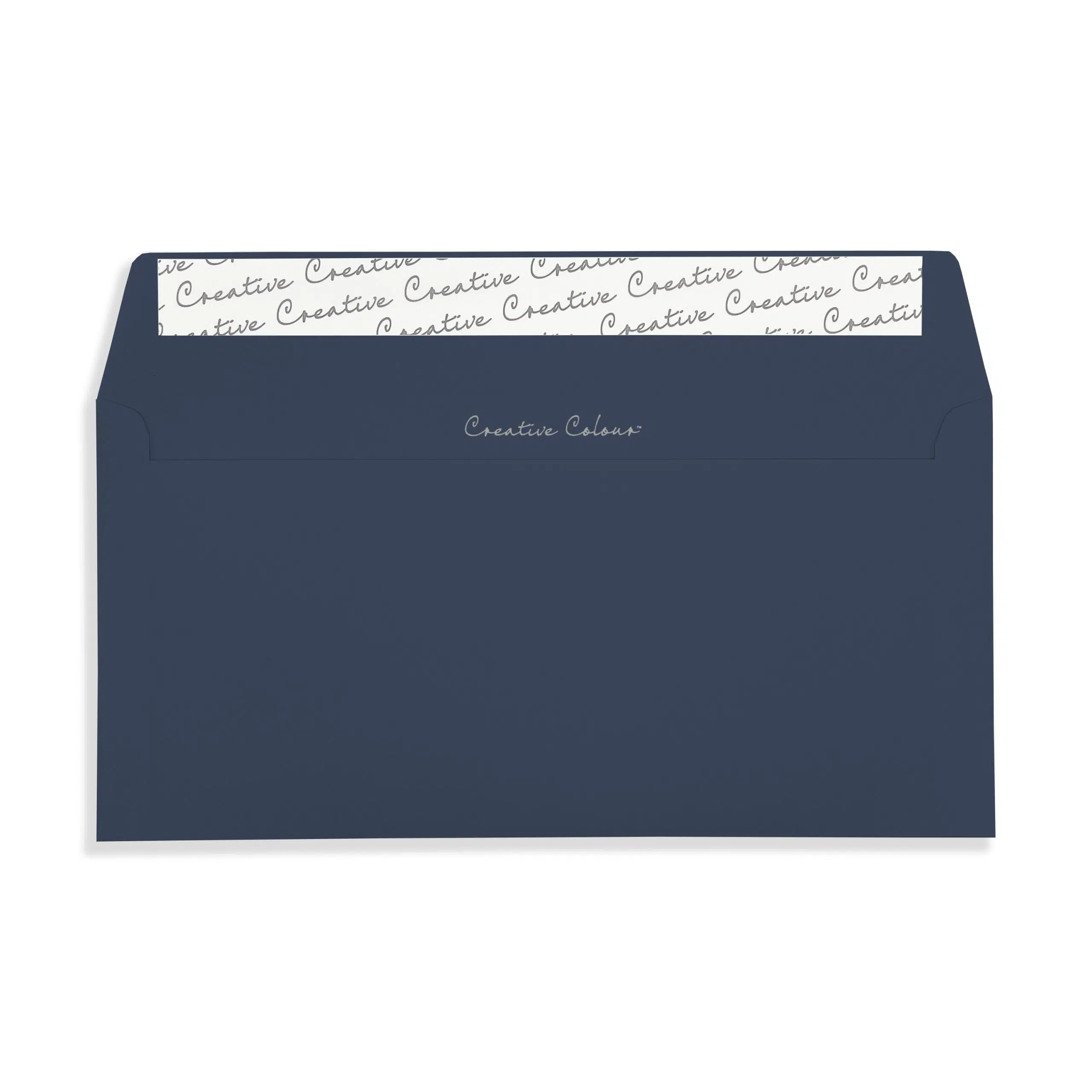 DL+ Oxford Blue Peel & Seal Wallet Envelopes (120gsm) 2 Oxford Blue DL Peel and Seal Wallet Envelopes 120gsm Flap Open