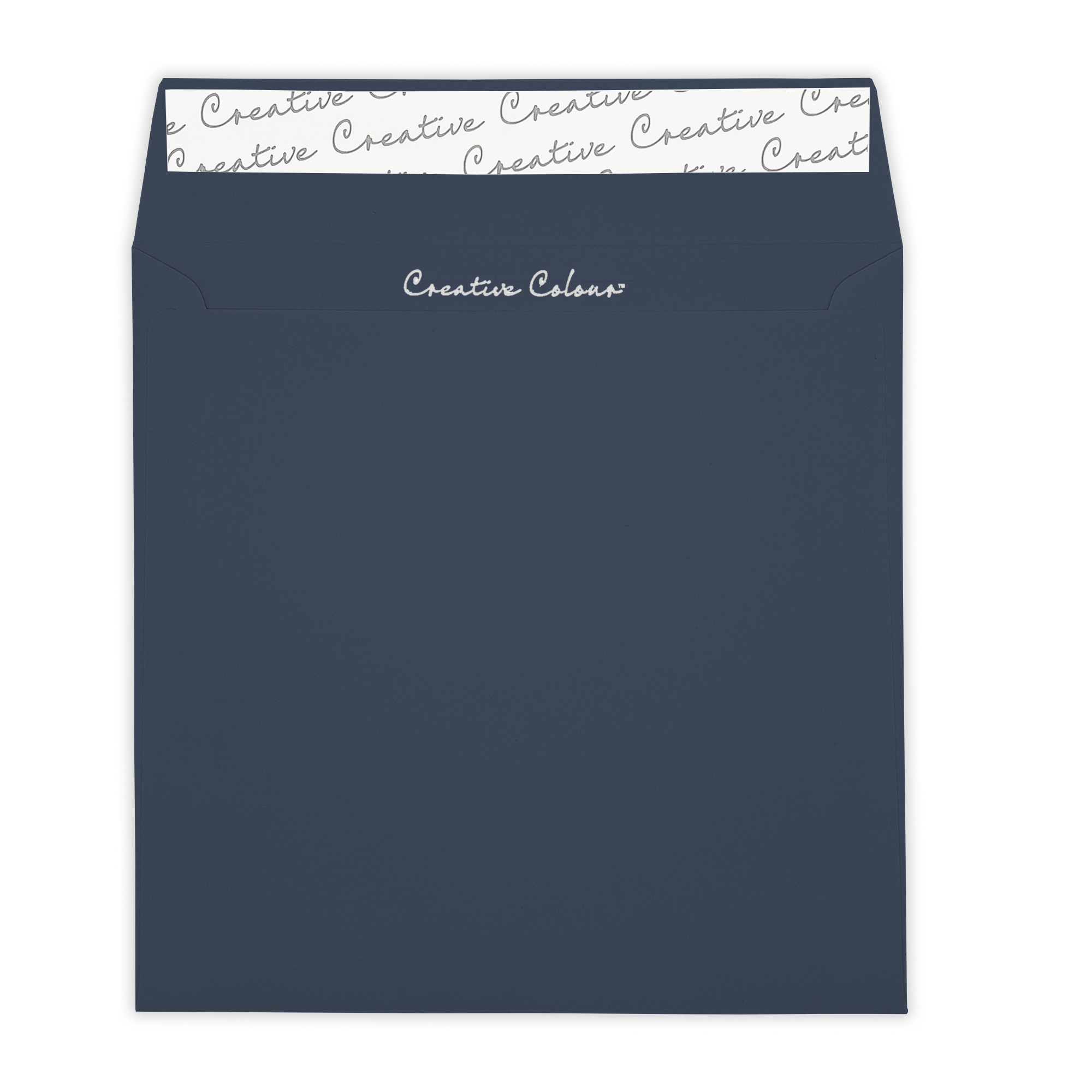 Oxford Blue Square Peel and Seal Wallet Envelopes 120gsm Flap Open