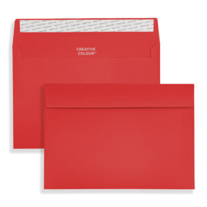 C6 Pillar Box Red Peel & Seal Wallet Envelopes
