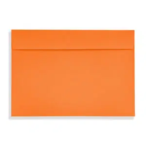 C5 Pumpkin Orange Peel & Seal Wallet Envelopes (120gsm) - View 3