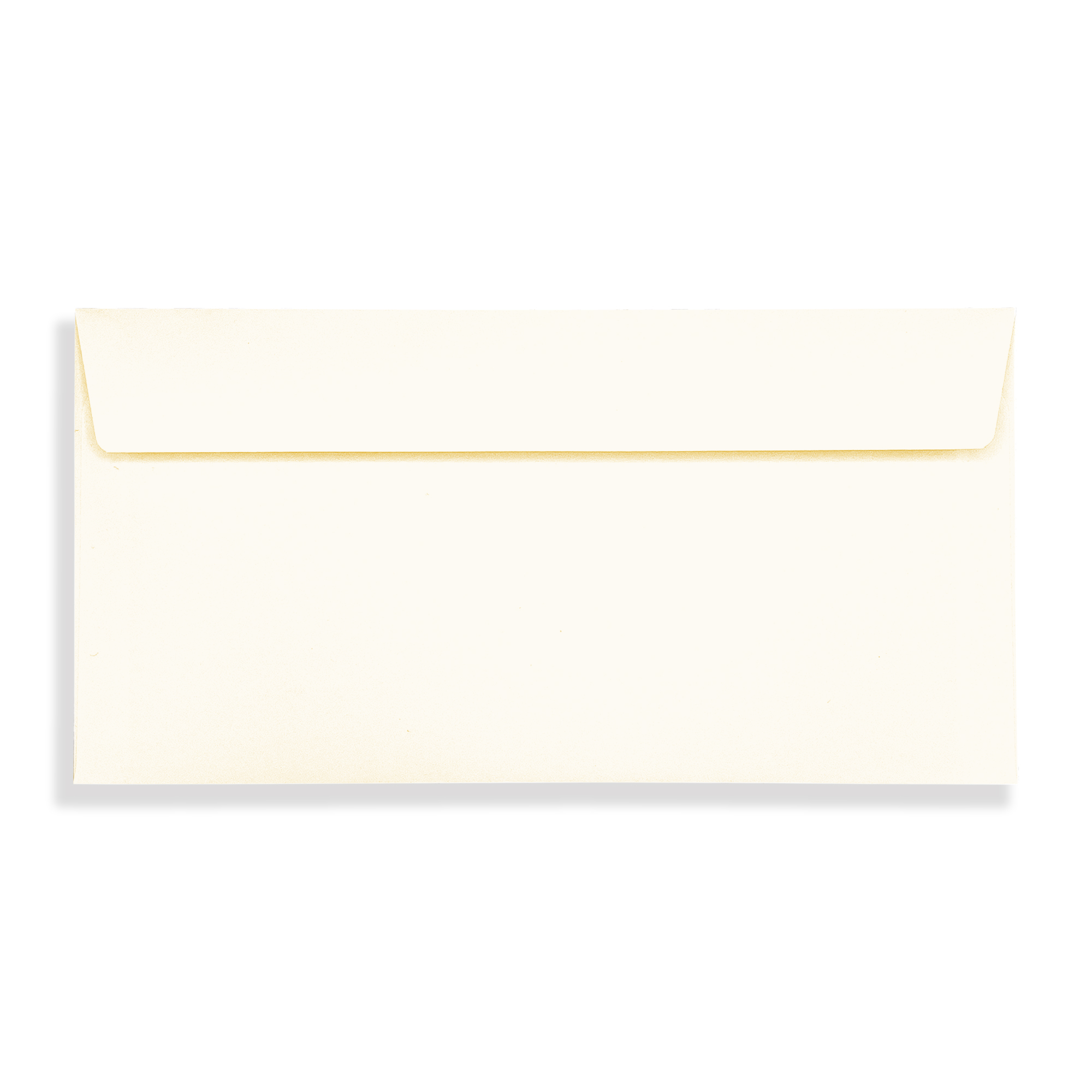 Soft Ivory DL Peel and Seal Wallet Envelopes 120gsm Flap Closed