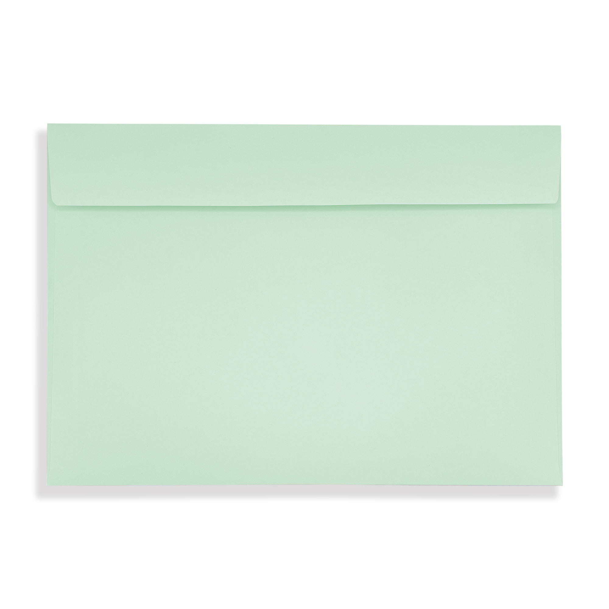 Spearmint Green Peel and Seal Wallet Envelopes 120gsm Flap Closed