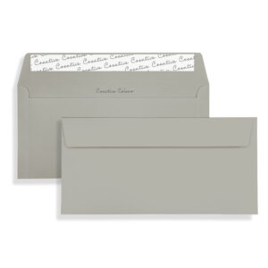 DL+ Storm Grey Peel & Seal Wallet Envelopes