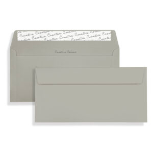 DL+ Storm Grey Peel & Seal Wallet Envelopes (120gsm) 7 DL+ Storm Grey Peel & Seal Wallet Envelopes