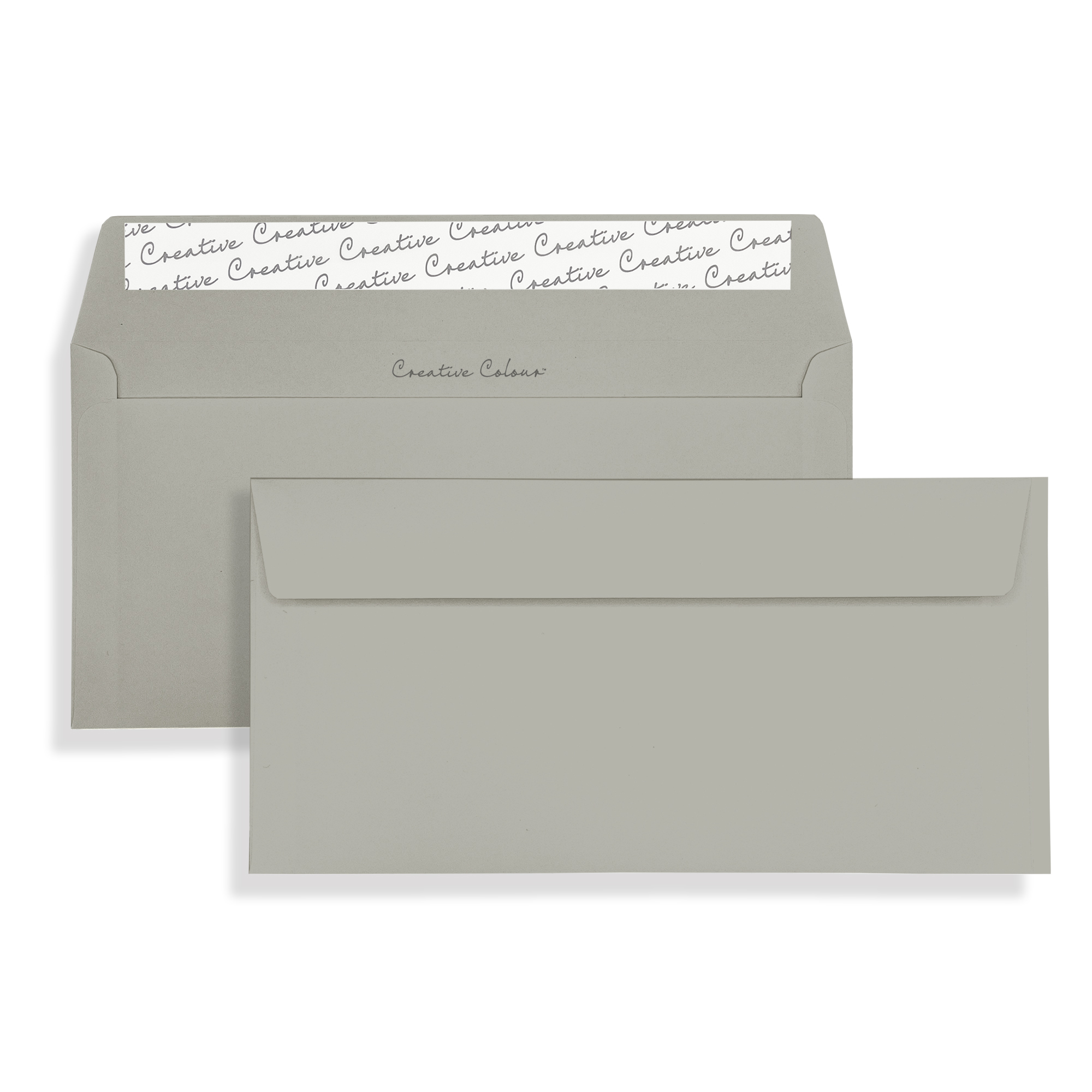 Storm Grey DL Peel and Seal Wallet Envelopes 120gsm