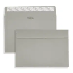 C5 Storm Grey Peel & Seal Wallet Envelopes (120gsm) 3 C5 Storm Grey Peel & Seal Wallet Envelopes