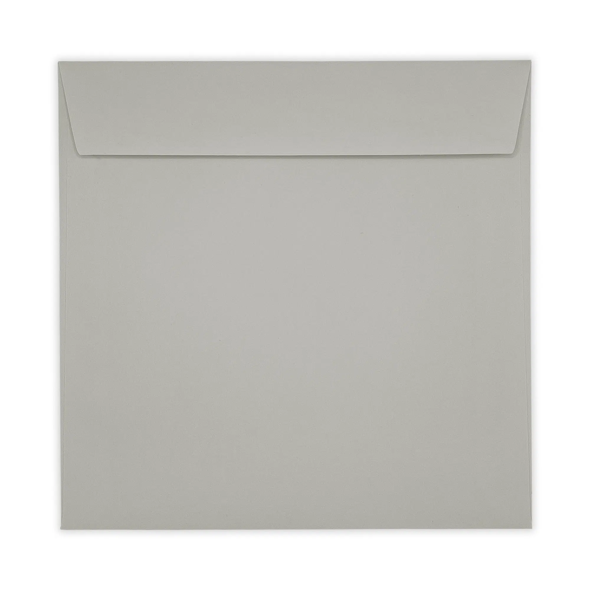160mm Square Strom Grey Peel & Seal Wallet Envelopes (120gsm) 3 Storm Grey Square Peel and Seal Wallet Envelopes 120gsm Flap Closed