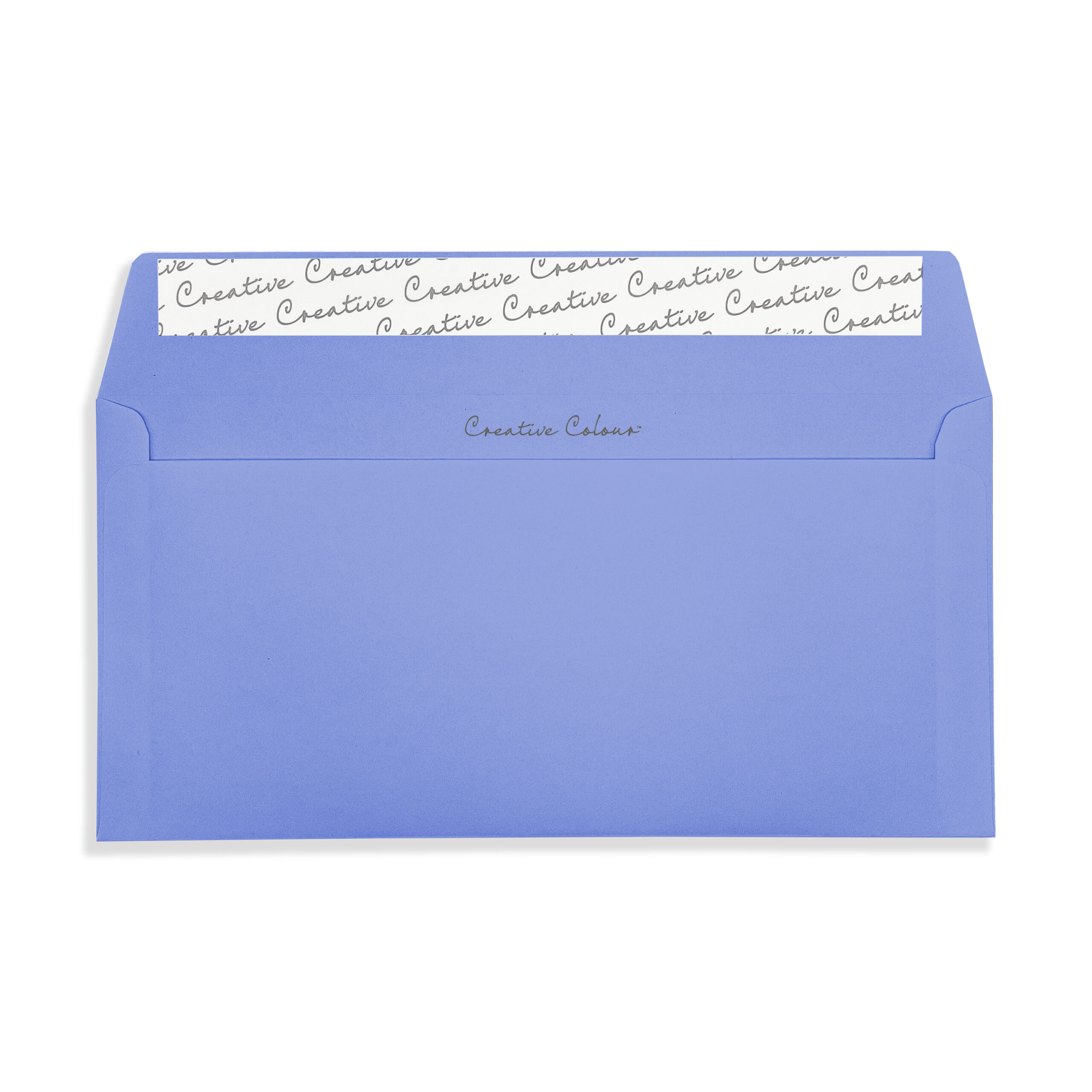 Summer Violet DL Peel and Seal Wallet Envelopes 120gsm Flap Open