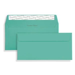 DL+ Teal Peel & Seal Wallet Envelopes (120gsm) 9 DL+ Teal Peel & Seal Wallet Envelopes