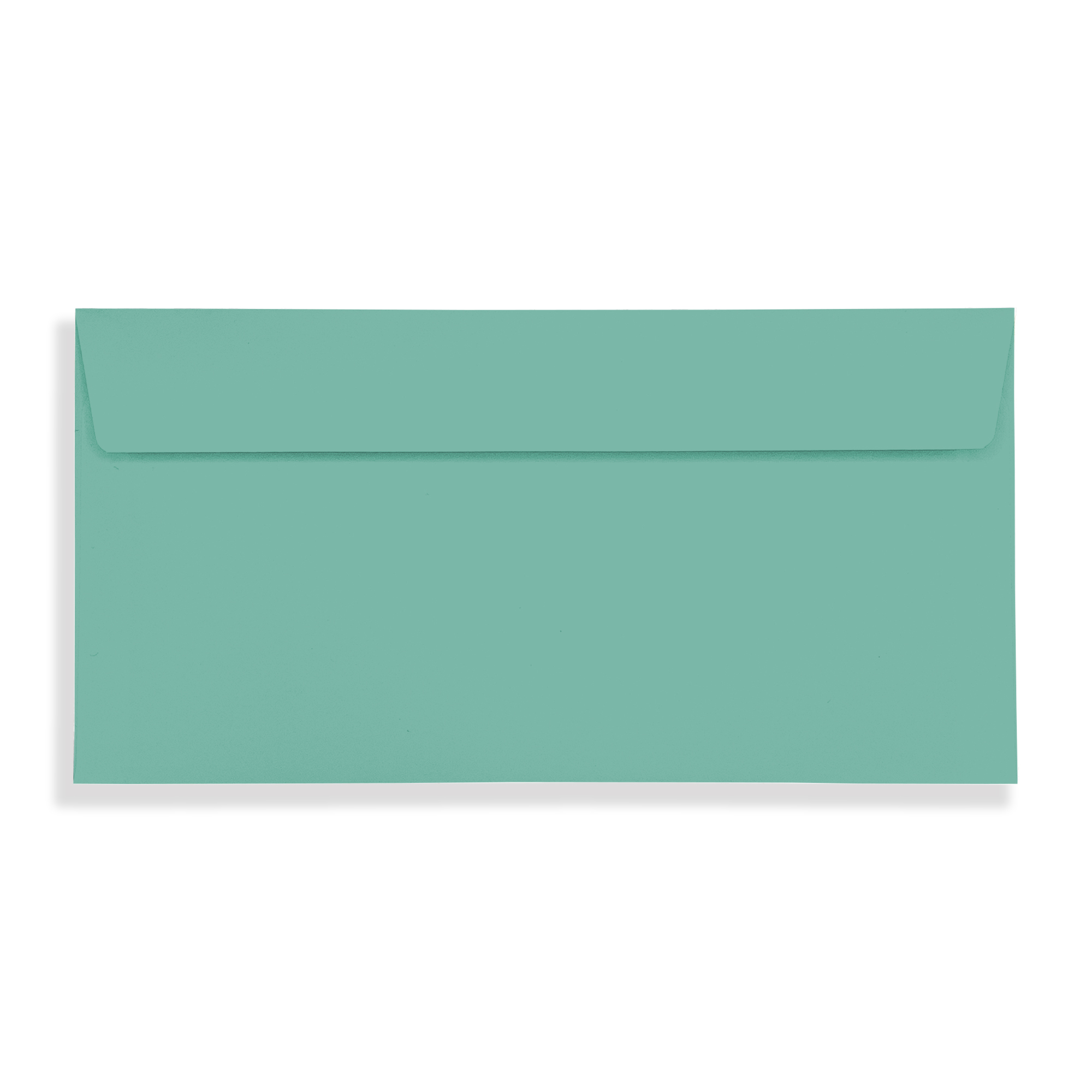 Teal DL Peel and Seal Wallet Envelopes 120gsm Flap Closed