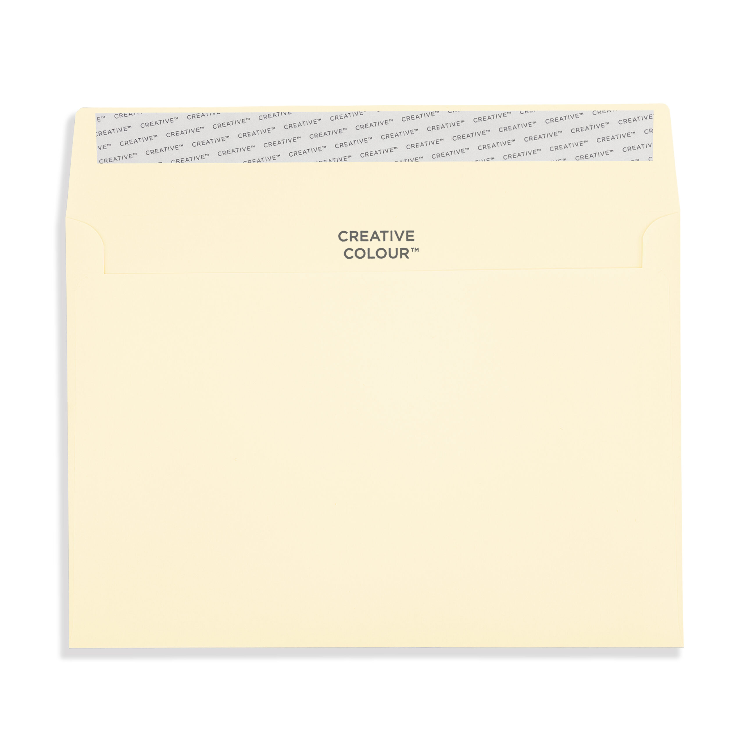 Vanilla Ice Cream Peel and Seal Wallet Envelopes 120gsm Flap Open