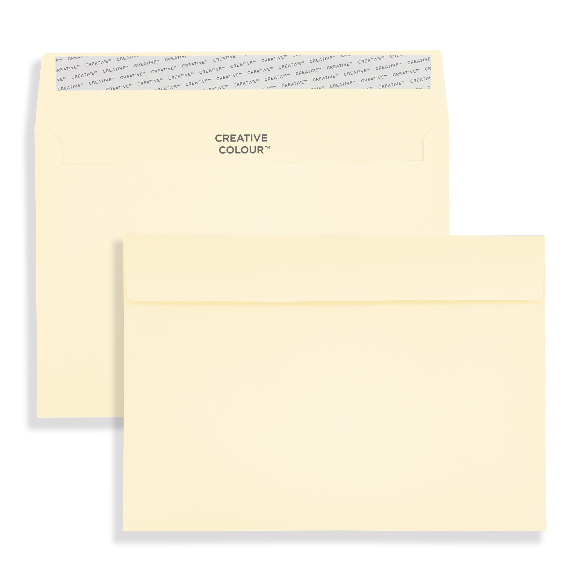 Vanilla Ice Cream Peel and Seal Wallet Envelopes 120gsm