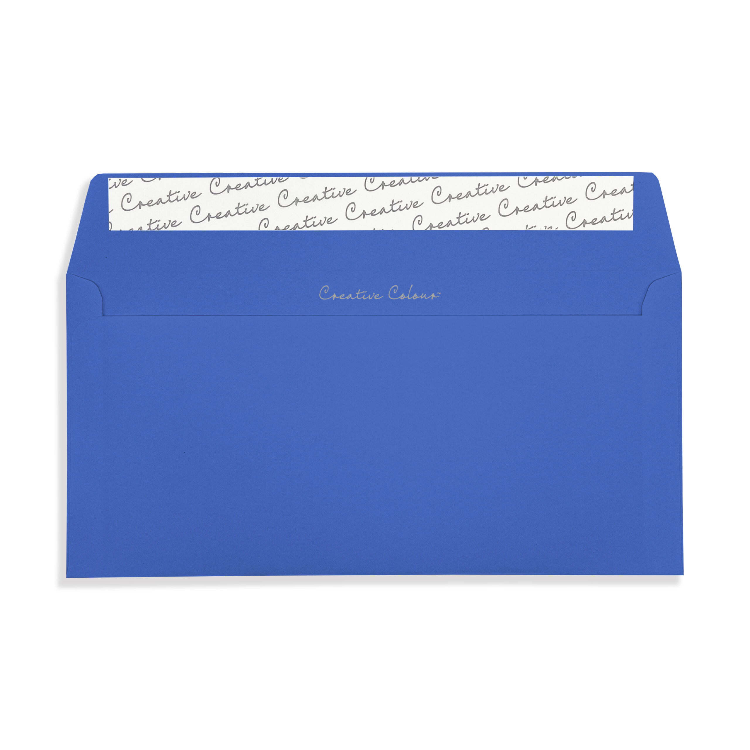 Victory Blue DL Peel and Seal Wallet Envelopes 120gsm Flap Open