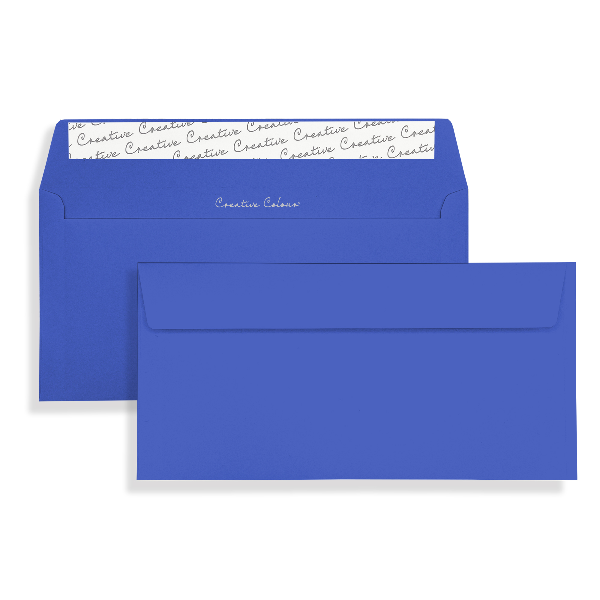 Victory Blue DL Peel and Seal Wallet Envelopes 120gsm