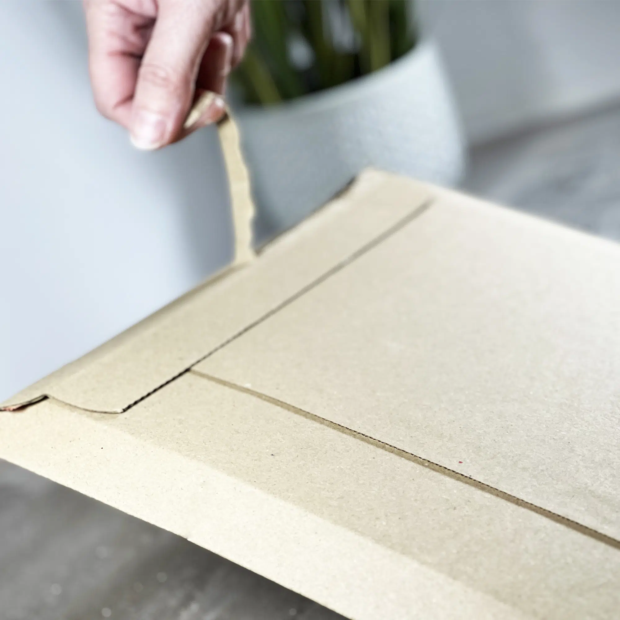 250mm x 150mm Recycled E-Flute Corrugated Pocket Envelopes 4 Recycled E-Flute Corrugated Pocket Envelopes strip