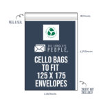 Ultimate Cello Bag Finder 11 Compostable - Cello Bags to Fit 125x175 Envelopes (Peel & Seal)