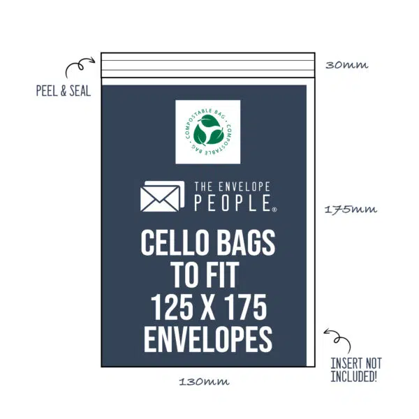 cello-bags-to-fit-125x175-recycleable Compostable - Cello Bags to Fit 125x175 Envelopes