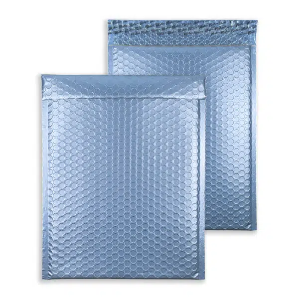 324mm x 230mm Metallic Matt Padded Envelopes C4 - Cotton Blue