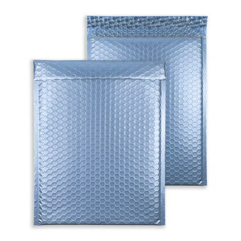 324mm x 230mm Metallic Matt Padded Envelopes C4 - Cotton Blue