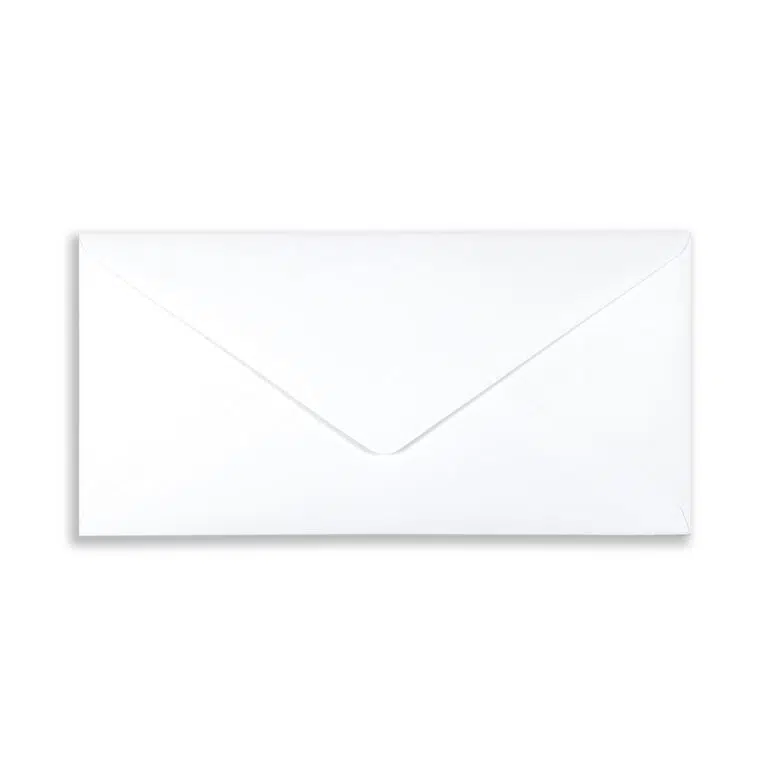 DL (110mm x 220mm) White Envelopes