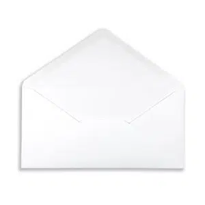 DL (110mm x 220mm) White Envelopes (100gsm) - View 2