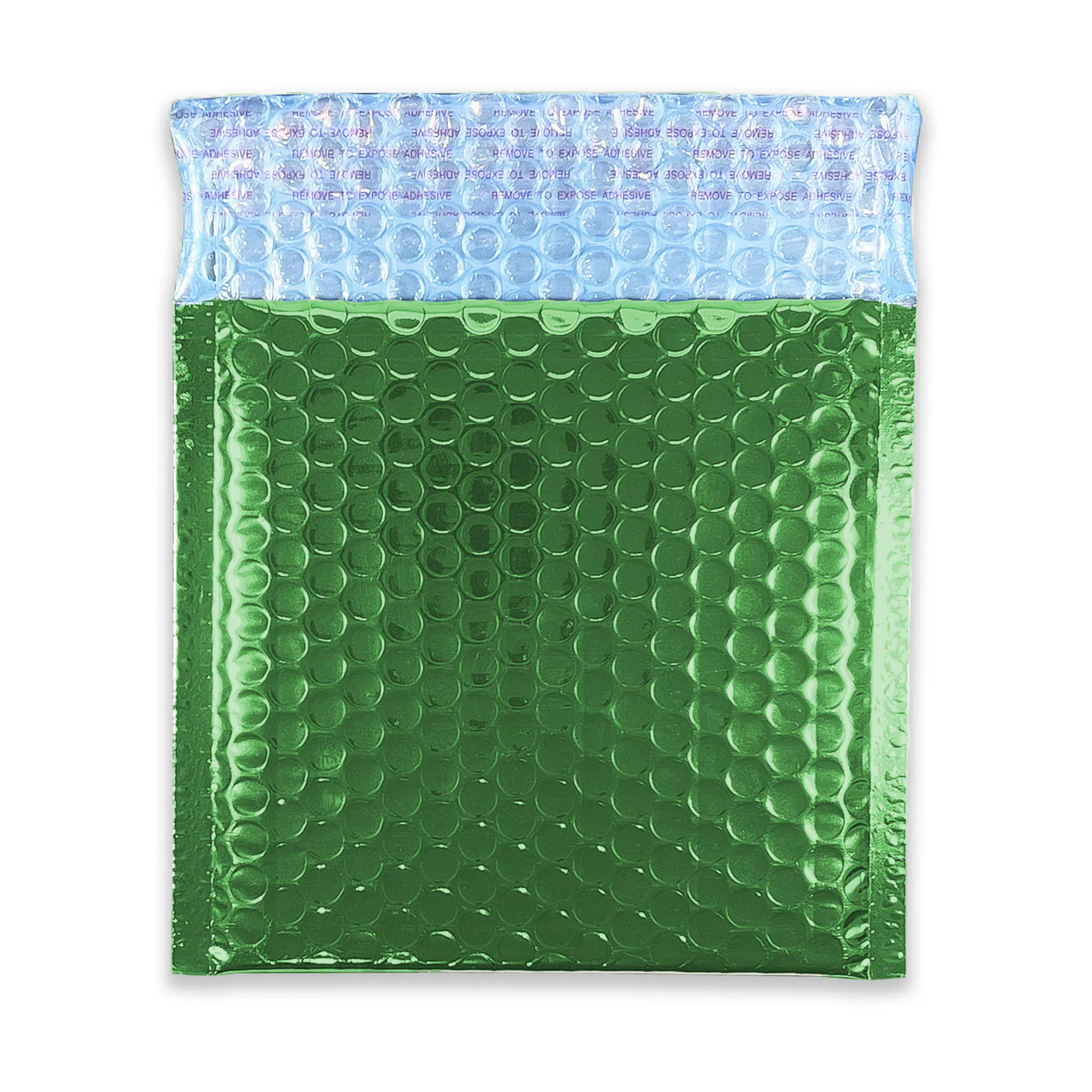 165mm x 165mm Metallic Gloss Padded Envelopes CD - Emerald Green 3 emerald-green-bubble-padded-envelopes-165×165-flap-open