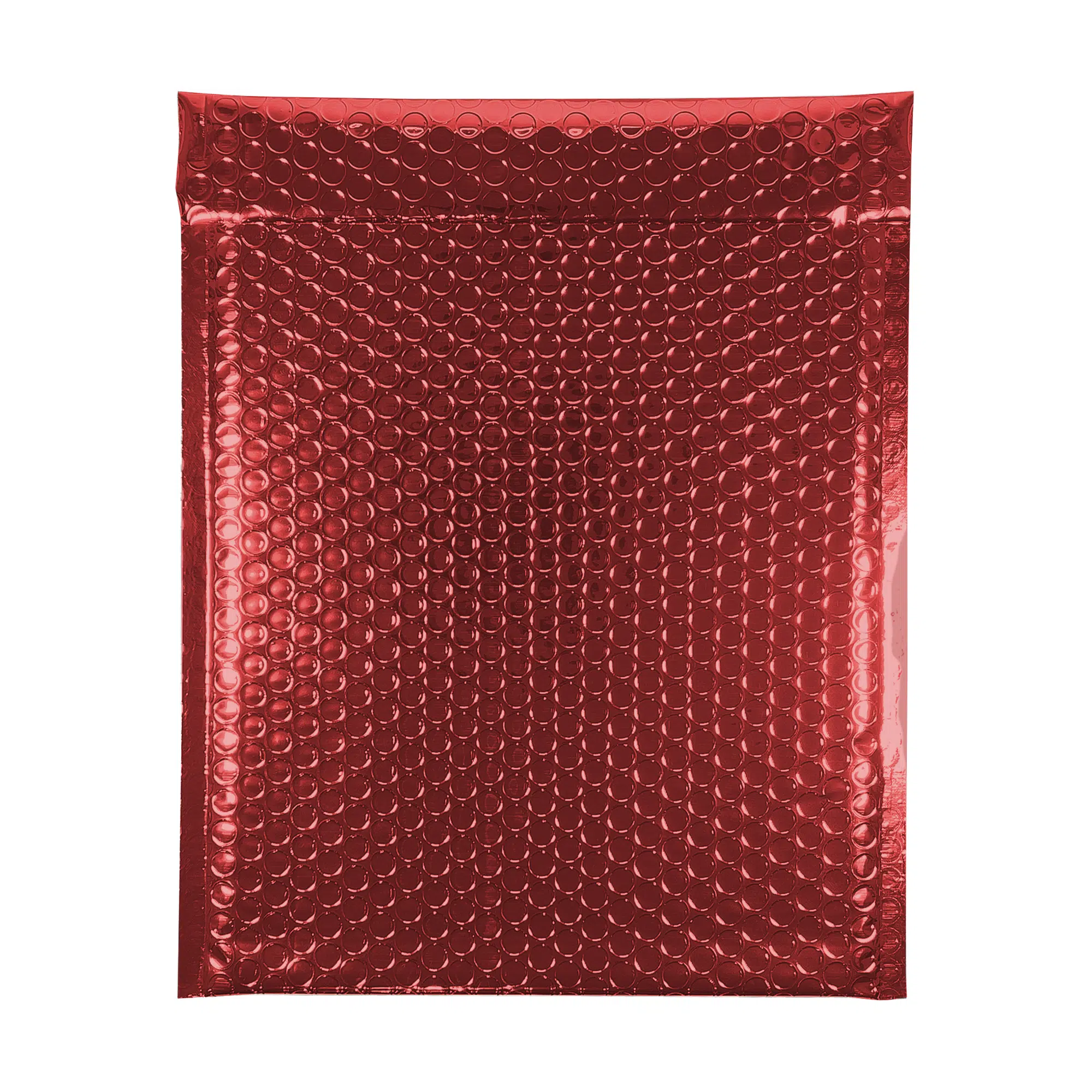 450mm x 324mm Metallic Gloss Padded Envelopes C3 - Festive Red 2 festive-red-bubble-padded-envelopes-rectangle-flap-closed