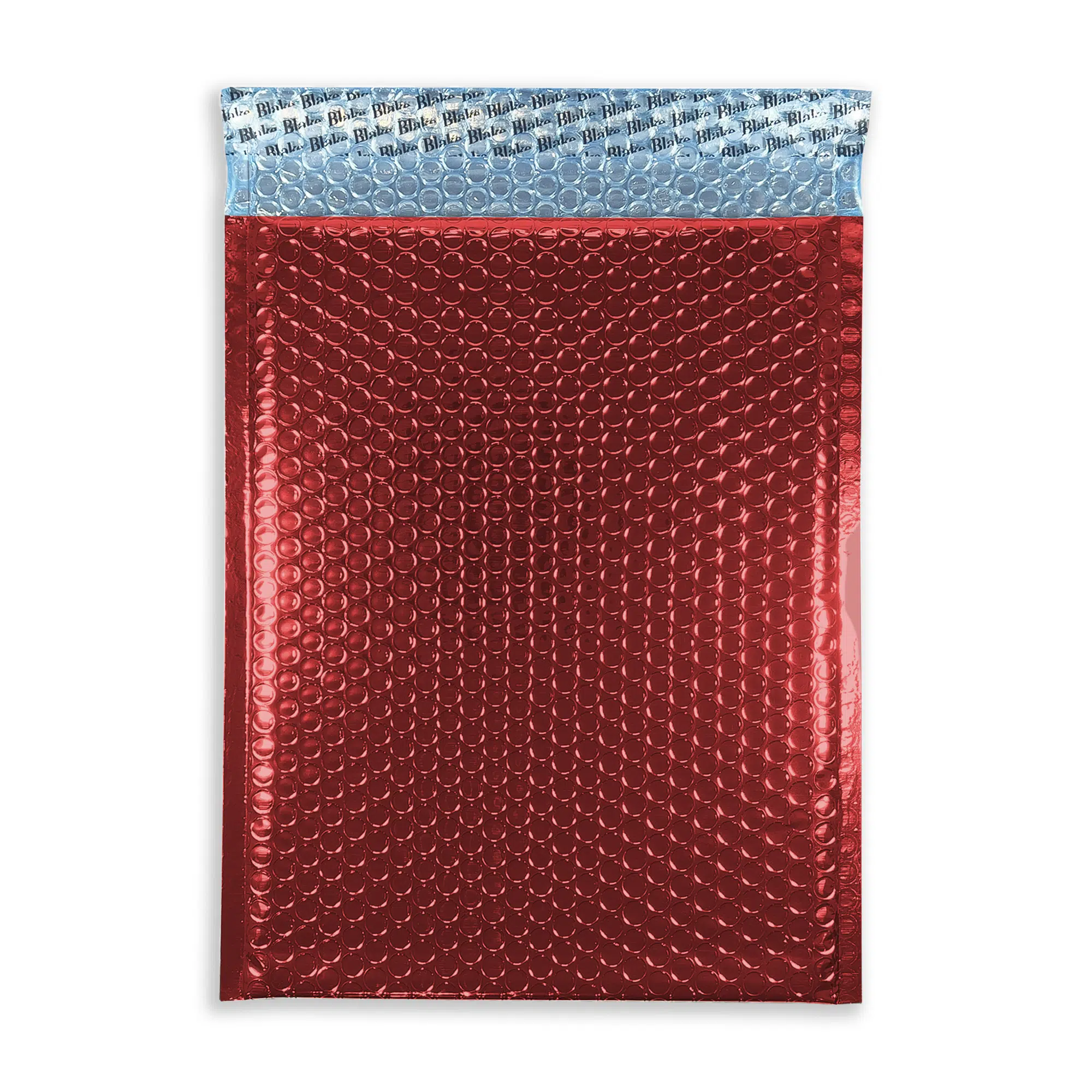 450mm x 324mm Metallic Gloss Padded Envelopes C3 - Festive Red 3 festive-red-bubble-padded-envelopes-rectangle-flap-open