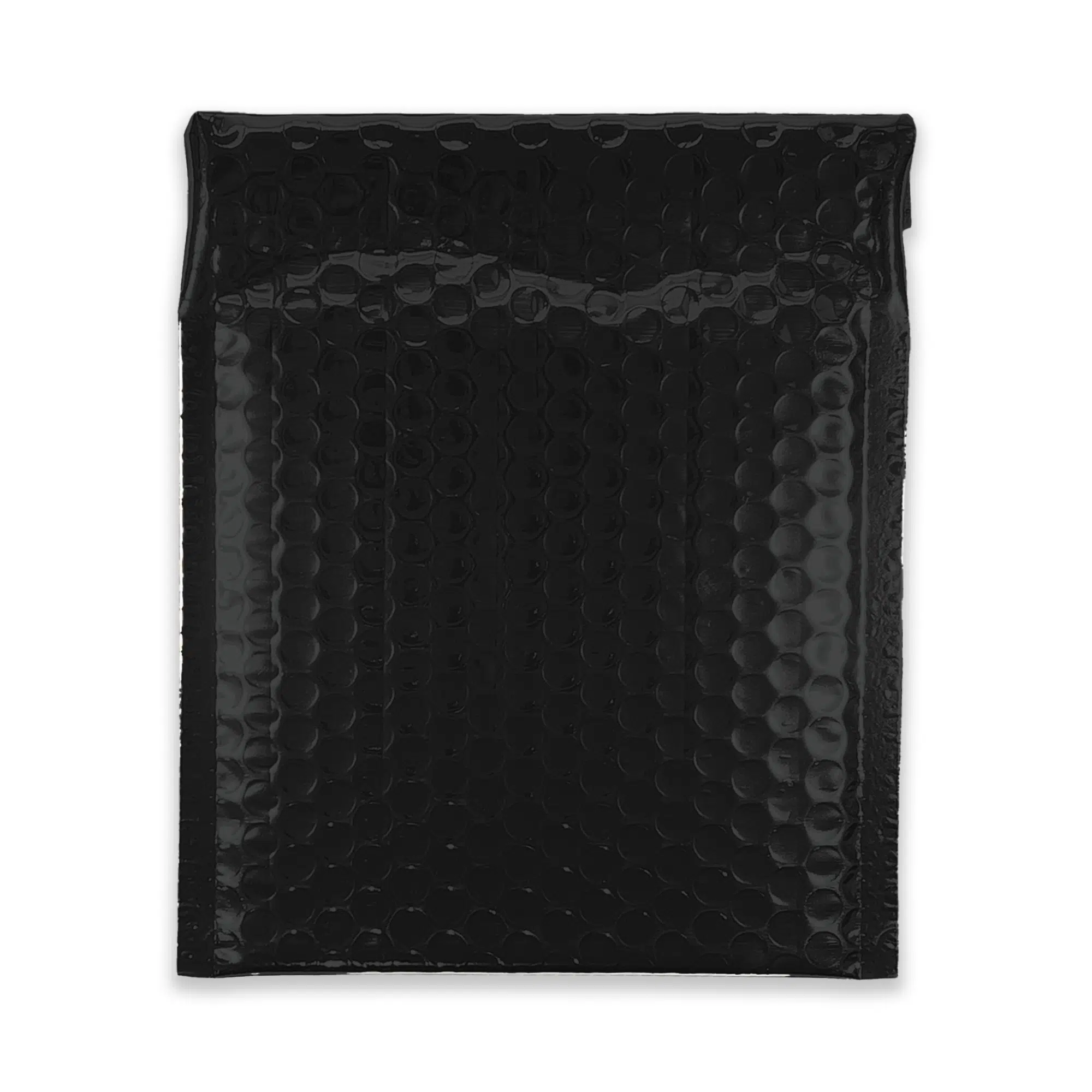 165mm x 165mm Metallic Gloss Padded Envelopes CD - Oil Black 4 jet-black-bubble-padded-envelopes-165×165