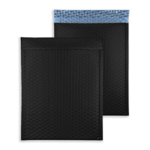 324mm x 230mm Metallic Matt Padded Envelopes C4 - Jet Black