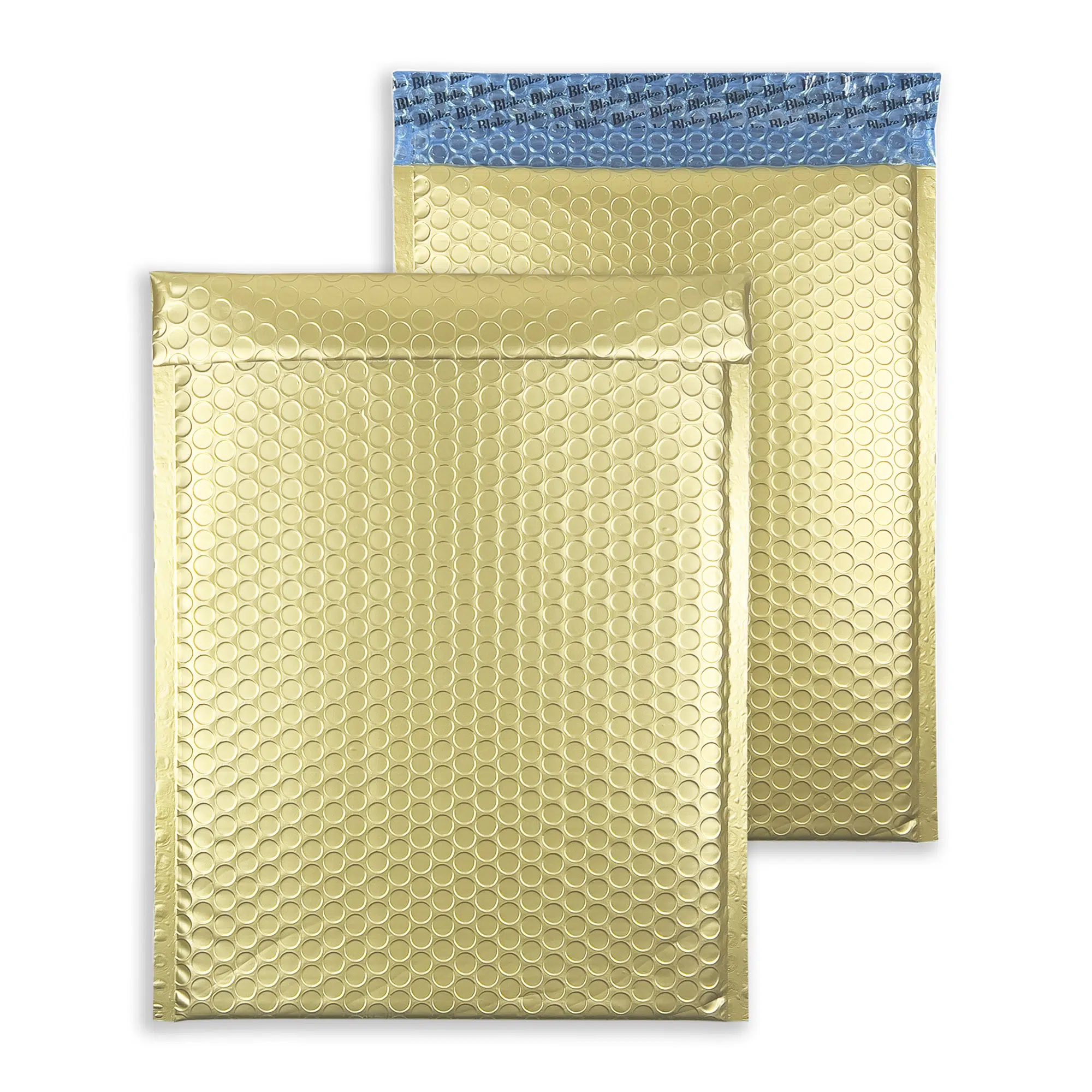 250mm x 180mm Metallic Matt Padded Envelopes C5 Plus - Metallic Gold 1 metallic-gold-bubble-padded-envelopes-matt-rectangle-together