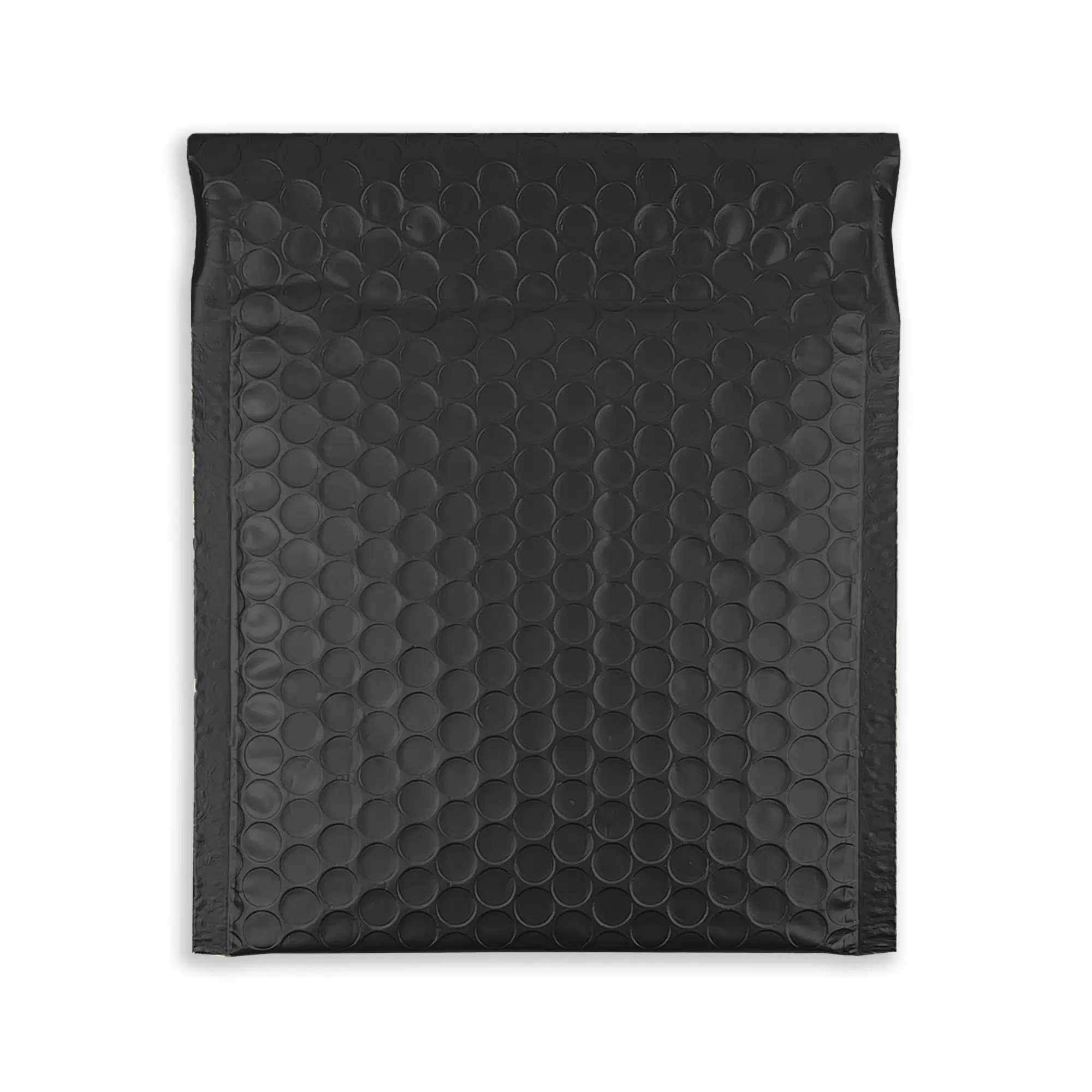 165mm x 165mm Metallic Matt Padded Envelopes CD - Jet Black 4 oil-black-bubble-padded-envelopes-matt-165×165-flap-closed