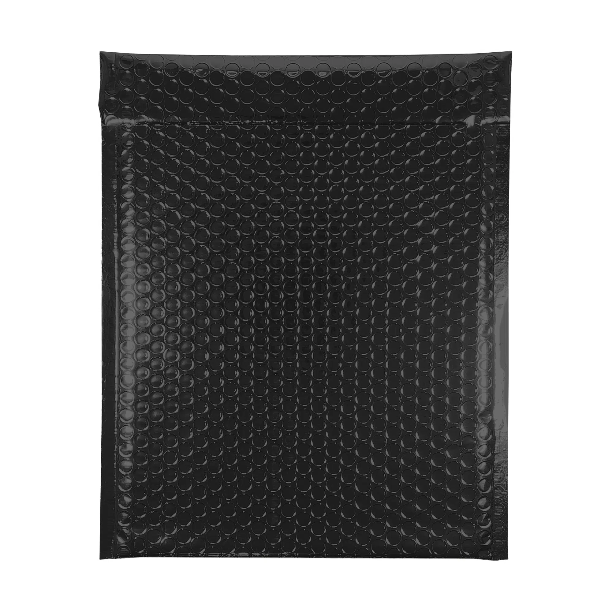 450mm x 324mm Metallic Gloss Padded Envelopes C3 - Oil Black 2 oil-black-bubble-padded-envelopes-rectangle-flap-closed