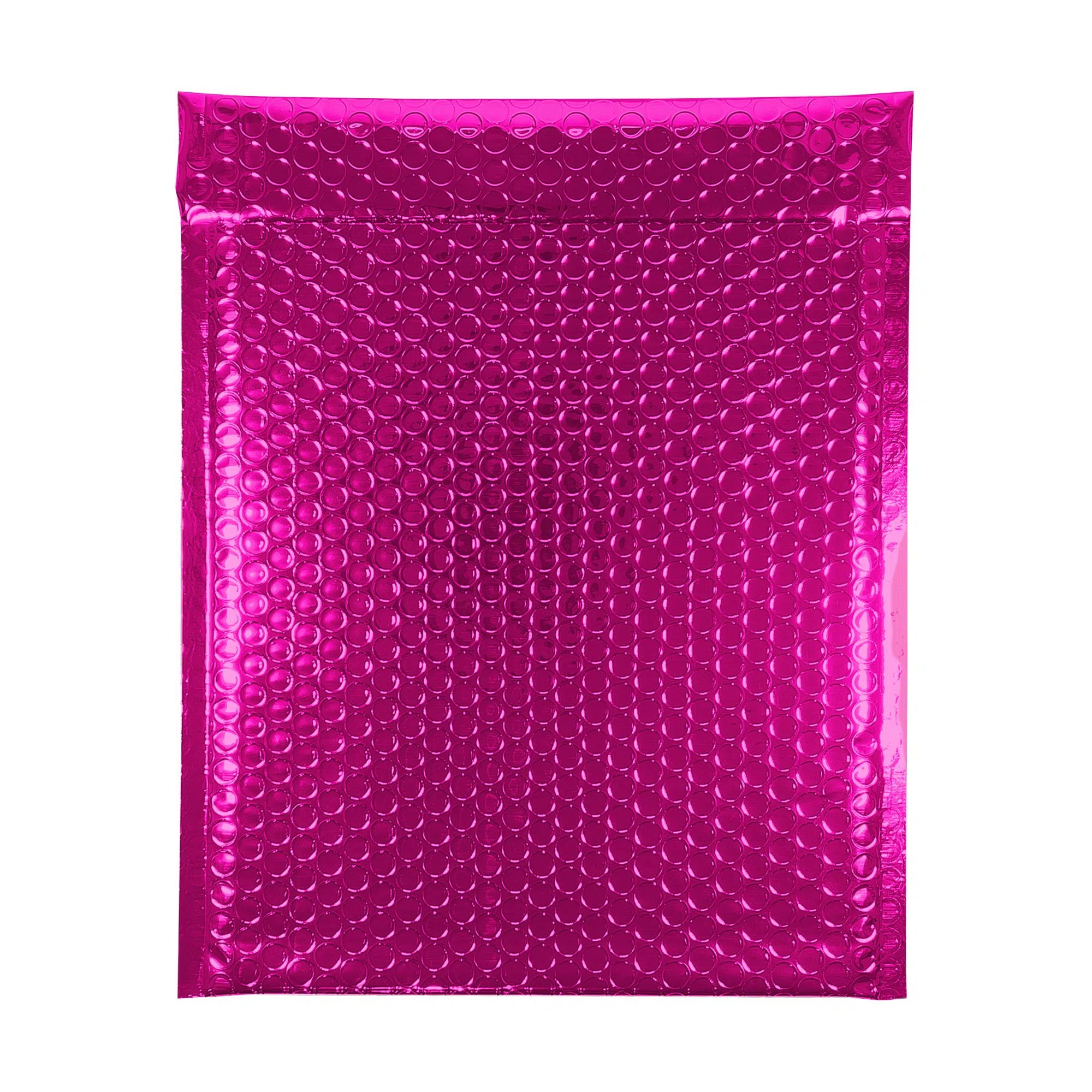 250mm x 180mm Metallic Gloss Padded Envelopes C5 Plus - Party Pink 2 party-pink-bubble-padded-envelopes-rectangle-flap-closed