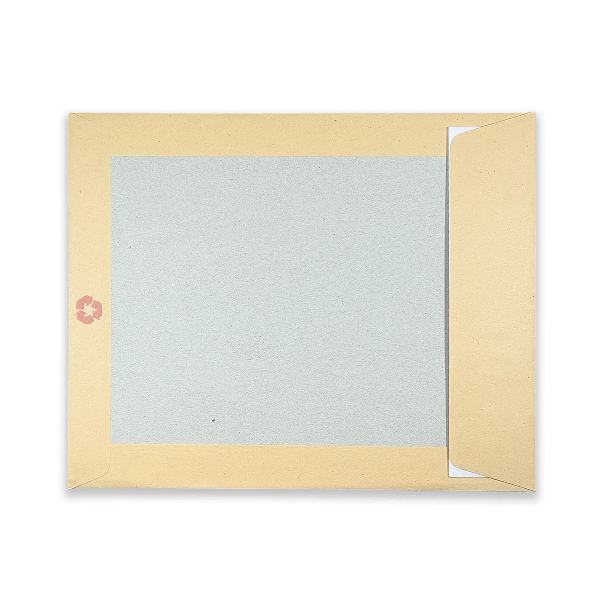 238mm x 162mm (C5+) Manilla Board Back Envelopes - PDNB 3 rectangle-manilla-please-do-not-bend-board-back-envelopes-back-flap-closed