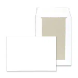 229mm x 162mm (C5) White Board Back Envelopes