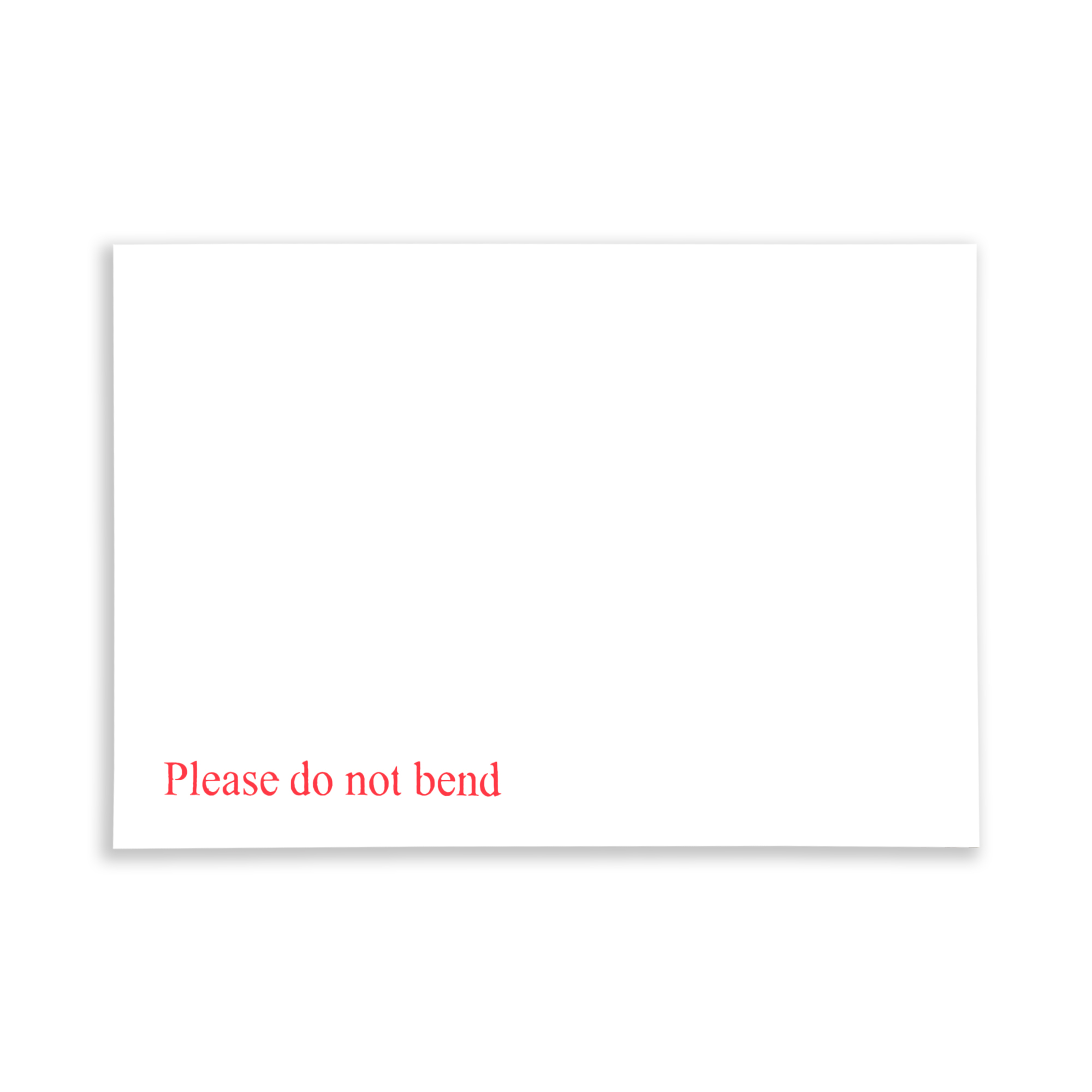 241mm x 178mm White Board Back Envelopes - PDNB 4 rectangle-white-board-back-please-do-not-bend-envelopes
