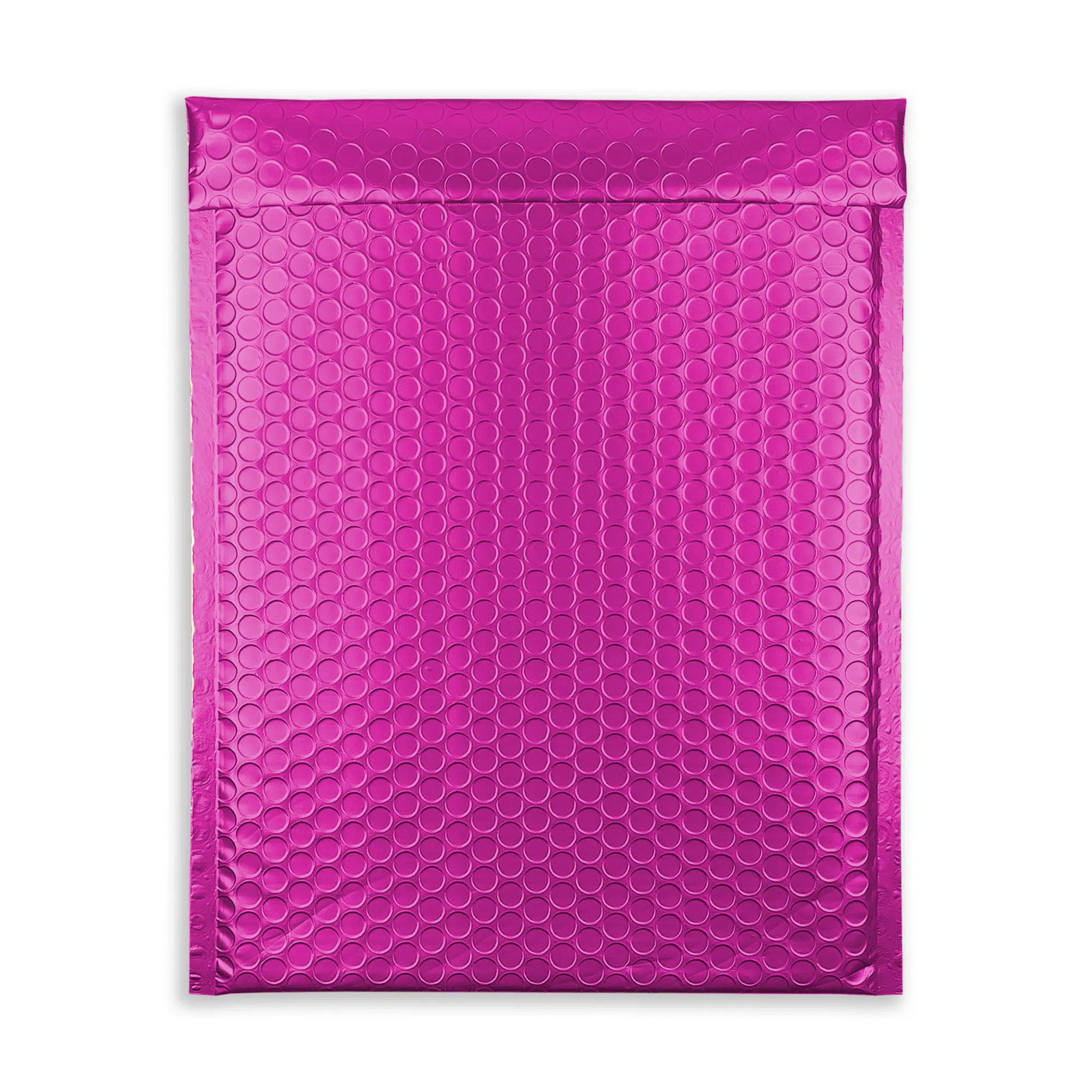 450mm x 324mm Metallic Matt Padded Envelopes C3 - Shocking Pink 2 shocking-pink-bubble-padded-envelopes-matt-rectangle-flap-closed