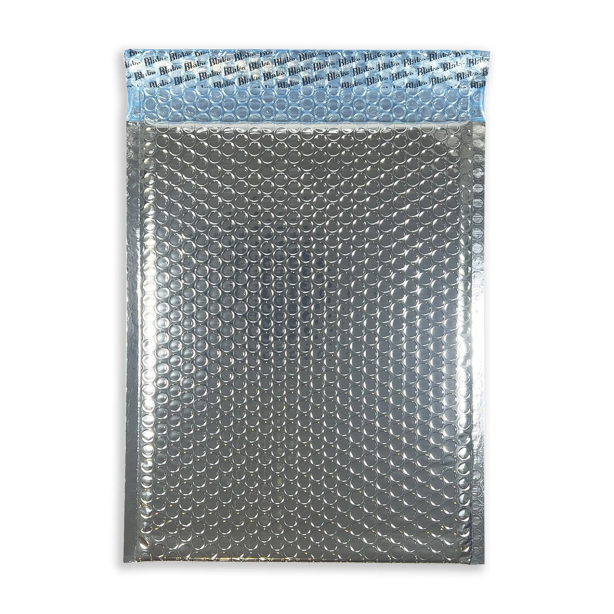 250mm x 180mm Metallic Gloss Padded Envelopes C5 Plus - Sterling Silver 3 sterling-silver-bubble-padded-envelopes-rectangle-flap-open