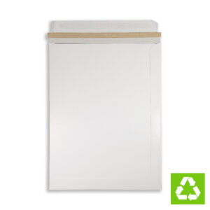 352mm x 250mm Recycled White All Board Envelopes 2 white all board envelopes