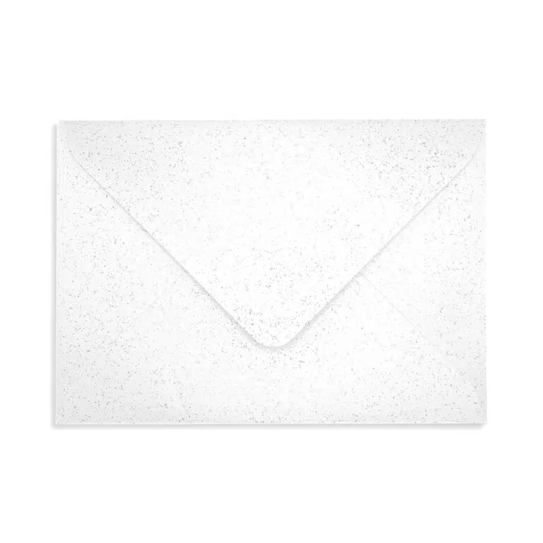 C6 Pearlescent Sparkle Brilliant White Envelopes