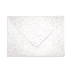 C6 Pearlescent Sparkle Dove White Envelopes