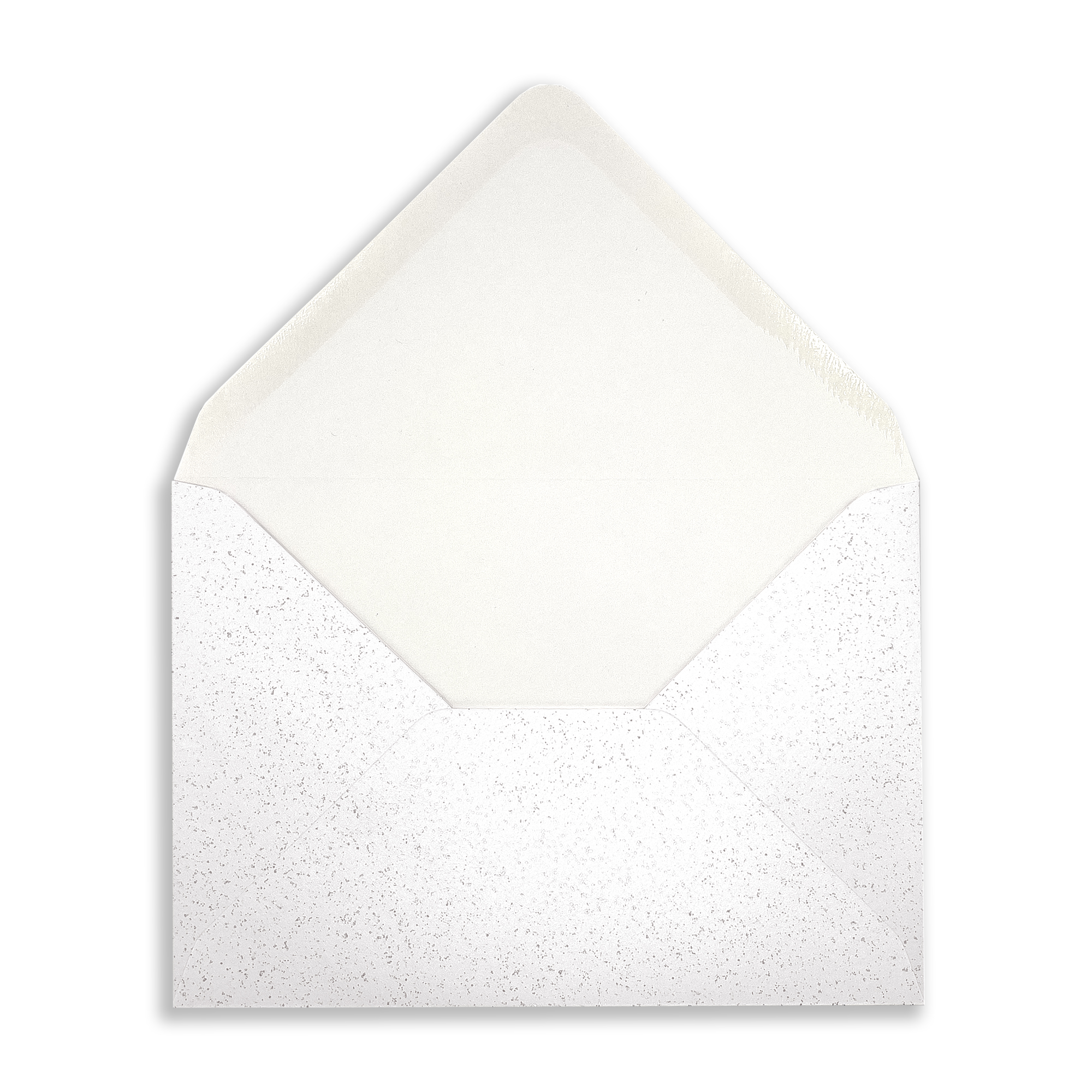 dove-white-glitter-c6-envelopes-open-flap