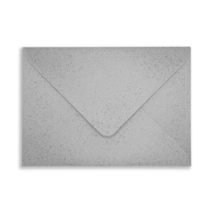 C6 Pearlescent Sparkle Empire Silver Envelopes